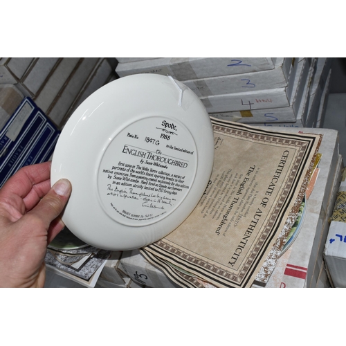 703 - A QUANTITY OF EQUESTRIAN AND FARMING THEMED COLLECTOR'S PLATES AND TANKARD, comprising a Franklin Mi... 