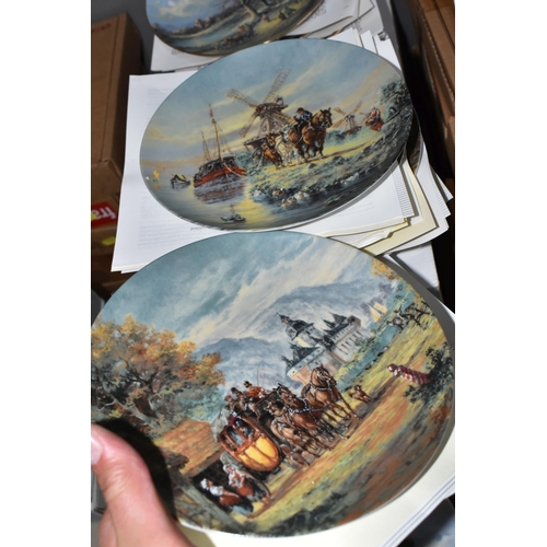 704 - EIGHT BOXED SETS OF VICTORIAN THEMED COLLECTOR'S PLATES, comprising two limited edition plates from ... 