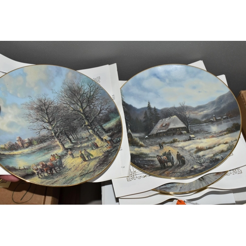 704 - EIGHT BOXED SETS OF VICTORIAN THEMED COLLECTOR'S PLATES, comprising two limited edition plates from ... 