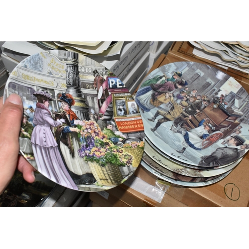 704 - EIGHT BOXED SETS OF VICTORIAN THEMED COLLECTOR'S PLATES, comprising two limited edition plates from ... 