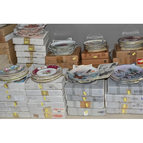 705 - SEVEN BOXED SETS OF BUTTERFLY AND FLOWER THEMED COLLECTOR'S PLATES,  comprising eight W.J. George fi... 