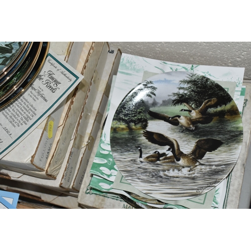 707 - FIVE SETS OF BOXED RIVER AND WILDLIFE THEMED COLLECTOR'S PLATES, comprising four oval plates by the ... 
