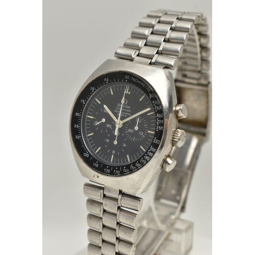 19 - AN OMEGA SPEEDMASTER PROFESSIONAL MARK II WRISTWATCH, the matt black dial, with subsidiary dials at ... 