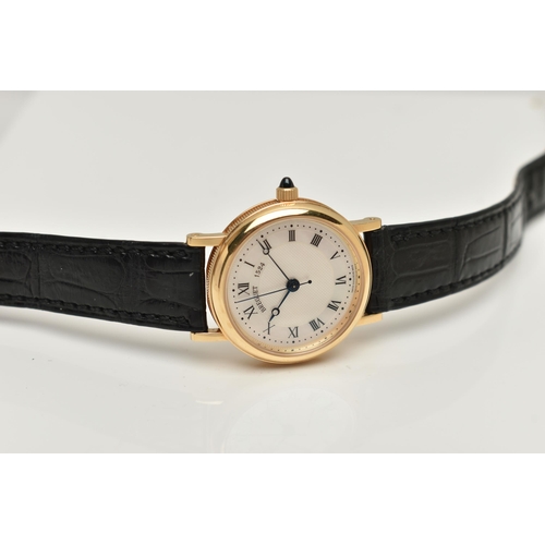 A BOXED YELLOW METAL AUTOMATIC BREGUET CLASSIQUE WRISTWATCH