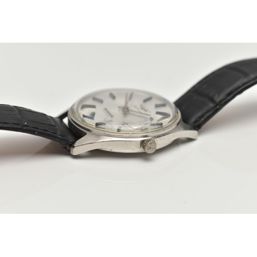 3 - A LONGINES 'ADMIRAL FIVE STAR' WRISTWATCH, silver colour dial with black and silver colour hourly ap... 