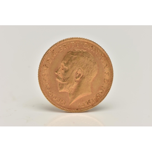 233 - A GOLD HALF SOVEREIGN GEORGE V, 1914, 3.99 grams, 19mm diameter, 916.7 fine, mintage 7,251,000