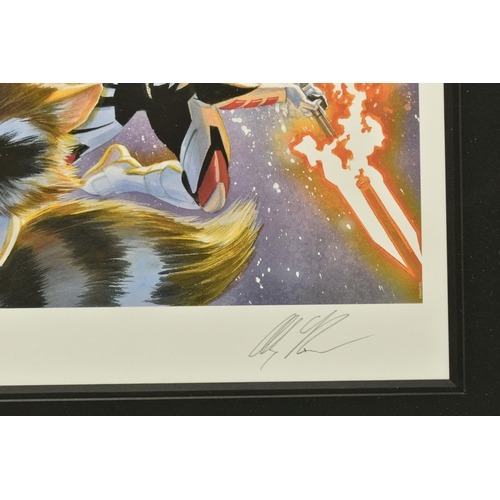 328 - ALEX ROSS FOR MARVEL COMICS (AMERICAN CONTEMPORARY) 'GUARDIANS OF THE GALAXY', a signed limited edit... 