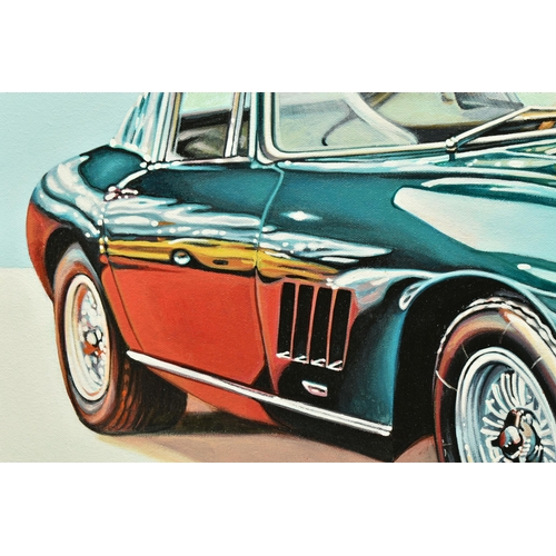 340 - ROZ WILSON (BRITISH 1960) '1965 FERRARI 275 GTB SCAGLIETTI', a depiction of a classic Ferrari, signe... 