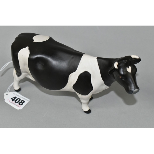 408 - A BESWICK FRIESIAN COW, in matt finish, model no 1362A (1) (Condition Report: appears in good condit... 