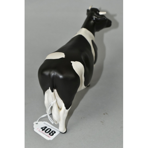 408 - A BESWICK FRIESIAN COW, in matt finish, model no 1362A (1) (Condition Report: appears in good condit... 