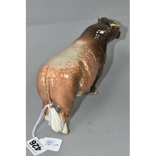 426 - A BESWICK DAIRY SHORTHORN BULL, model no 1504 (1) (Condition Report: appears in good condition with ... 