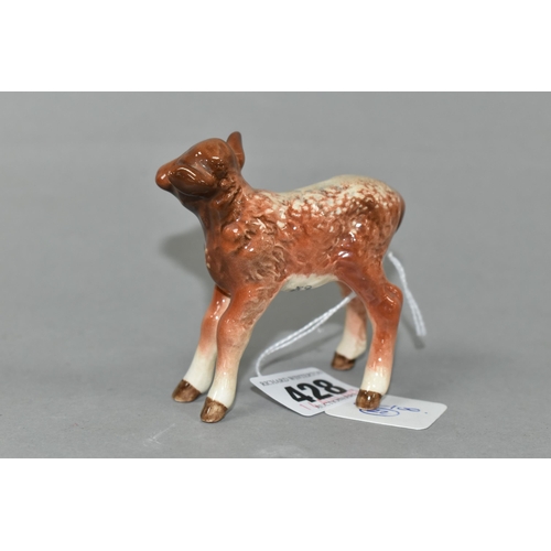 428 - A BESWICK DAIRY SHORTHORN CALF, model no 1406C (1) (Condition Report: appears in good condition with... 