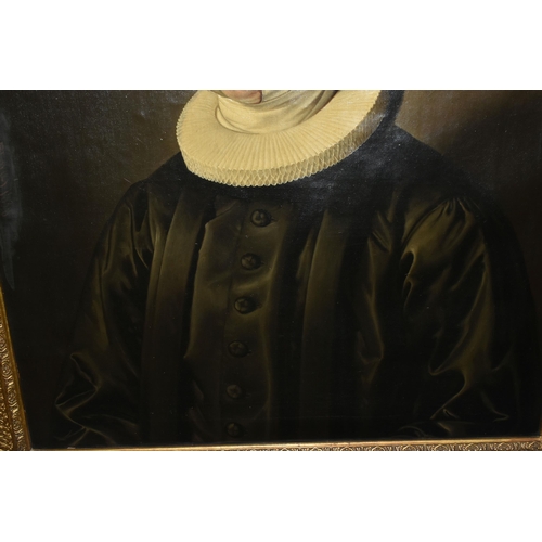 295 - A MID TO LATE 19TH CENTURY PORTRAIT OF A DANISH PRIEST, the half-length portrait depicts a male figu... 