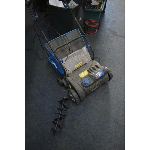 1029 - A MAC ALISTER MRS1400 LAWN RAKER AND SCARIFIER (condition - dirty, PAT pass and working)