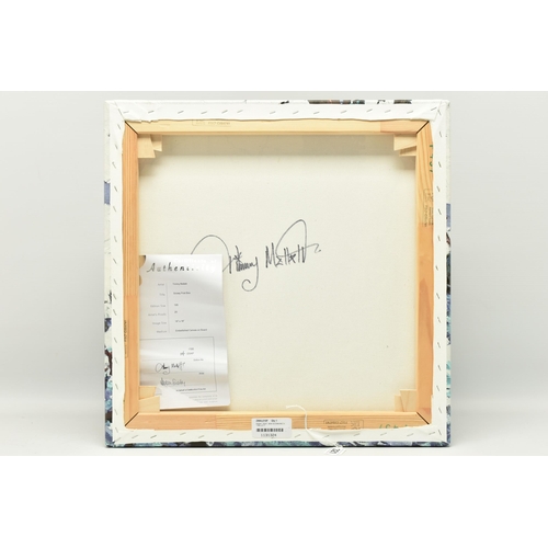 321 - TIMMY MALLETT (BRITISH 1955) 'SNOWY POST BOX', a signed artist proof edition box canvas print, depic... 