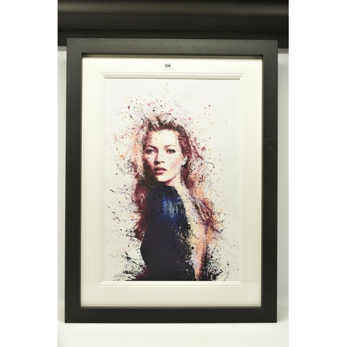 336 - DANIEL MERNAGH (BRITISH CONTEMPORARY) 'MODERN MUSE', a signed limited edition print on paper, depict... 