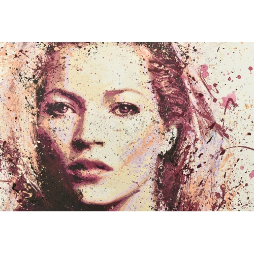 336 - DANIEL MERNAGH (BRITISH CONTEMPORARY) 'MODERN MUSE', a signed limited edition print on paper, depict... 