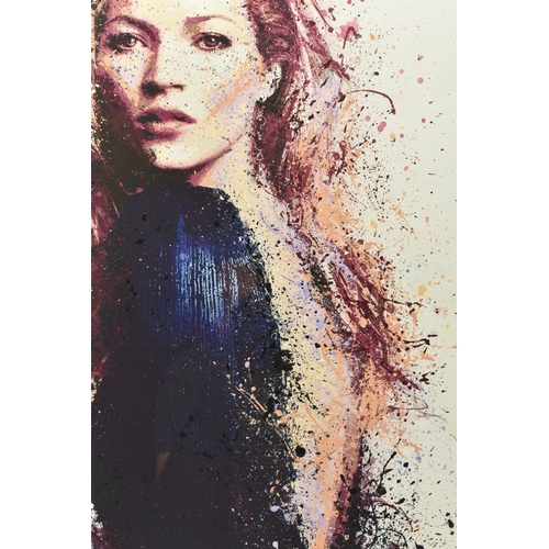 336 - DANIEL MERNAGH (BRITISH CONTEMPORARY) 'MODERN MUSE', a signed limited edition print on paper, depict... 