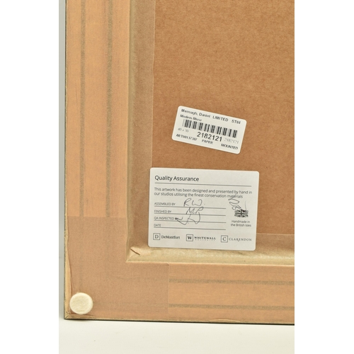 336 - DANIEL MERNAGH (BRITISH CONTEMPORARY) 'MODERN MUSE', a signed limited edition print on paper, depict... 