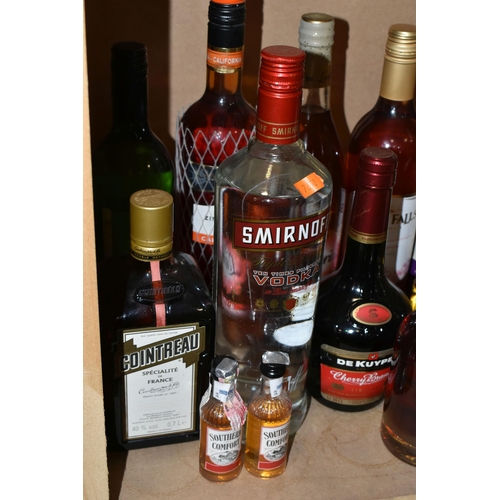 282 - ALCOHOL, A Mixed Collection of Whisky, Wine and Spirits to include one bottle of Jameson Irish Whisk... 