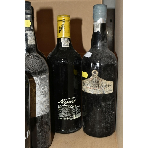 290 - SIX BOTTLES OF VINTAGE PORT comprising two bottles of QUINTO DO VESUVIO 1990 Vintage, one bottle of ... 