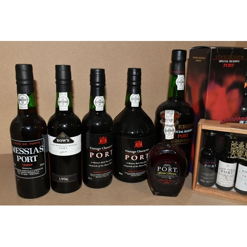 295 - PORT, A Collection of thirteen bottles of Vintage and Non-Vintage Port (includes miniatures) compris... 