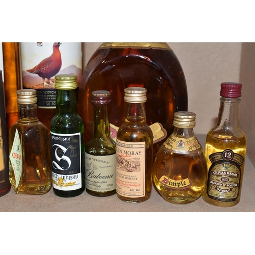 297 - WHISKY, A Collection comprising one bottle of Speyside Single Malt, matured in Claret Barriques for ... 