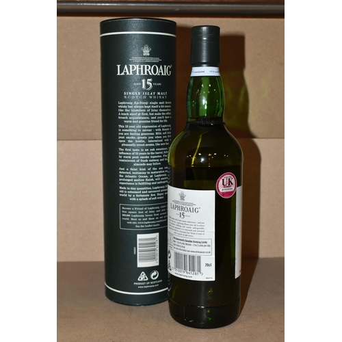 298 - SINGLE MALT, One Bottle of LAPHROAIG Single Islay Malt, aged 15 years, 43% vol, 70cl, fill level bot... 