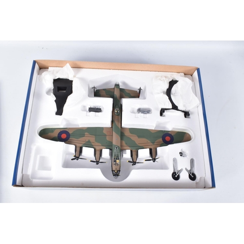 13 - A BOXED CORGI AVRO LANCASTER B.1 SCALE 1:72 MODEL AIRCRAFT, numbered AA32601, painted in dark green ... 