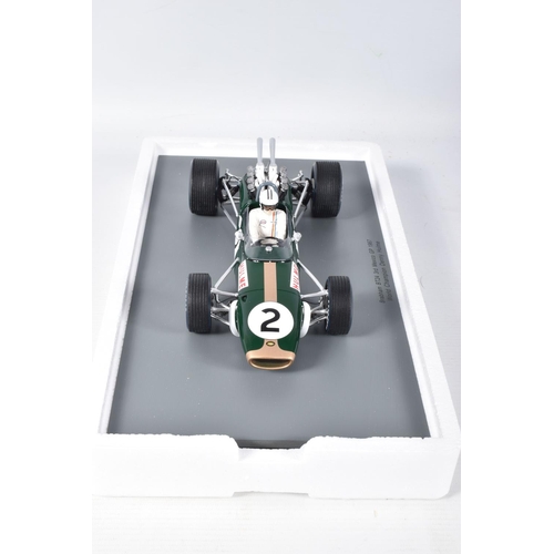 2 - A BOXED SPARK BRABHAM BT24 #2 WORLD CHAMPION 1967 1:18 MODEL RACECAR, numbered 18S224, Denny Hulme c... 