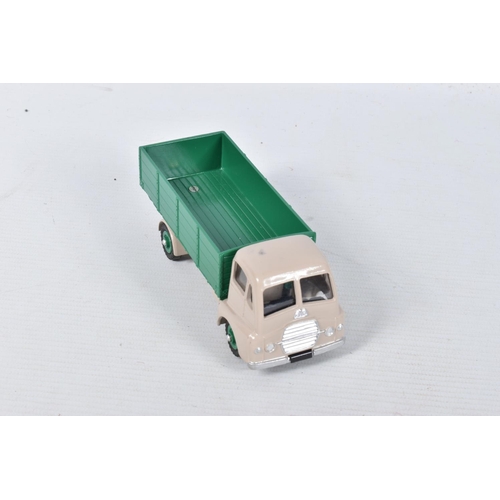 26 - FIVE UNBOXED AND ASSORTED DINKY TOYS GUY LORRIES AND VANS, all have been modified, rebuilt and/or re... 