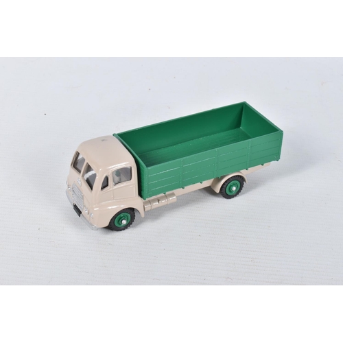 26 - FIVE UNBOXED AND ASSORTED DINKY TOYS GUY LORRIES AND VANS, all have been modified, rebuilt and/or re... 