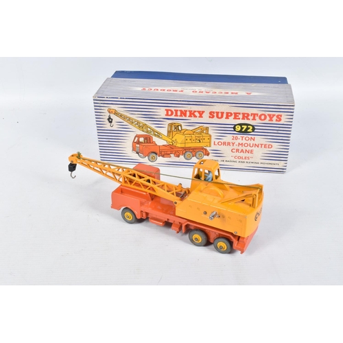 27 - FOUR MECCANO DINKY SUPERTOYS MODEL DIE-CAST VEHICLES, the first a Blaw Knox Bulldozer no.561, red in... 