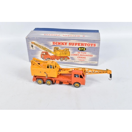 27 - FOUR MECCANO DINKY SUPERTOYS MODEL DIE-CAST VEHICLES, the first a Blaw Knox Bulldozer no.561, red in... 