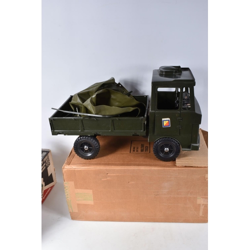 31 - A QUANTITY OF BOXED AND UNBOXED CHERILEA PLASTIC MILITARY VEHICLES, c.1970's Action Man sized vehicl... 