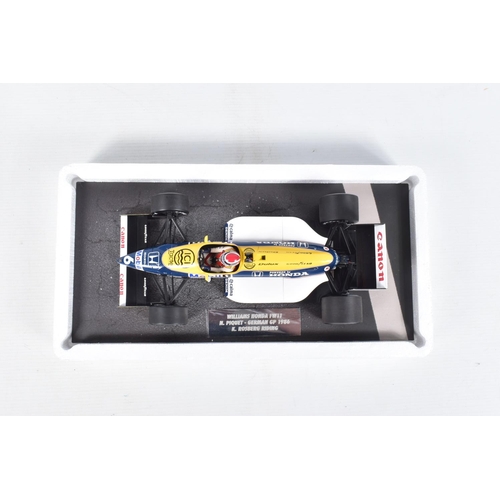 41 - A BOXED MINICHAMPS WILLIAMS HONDA FW11 N. PIQUET . GERMAN GP 1986 SCALE 1:18 MODEL VEHICLE, numbered... 