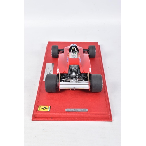 42 - A BOXED BBR MODELS FERRARI 126C2 GP SAN MARINO 1982 SCALE 1:18 MODEL VEHICLE, numbered P1894B, paint... 