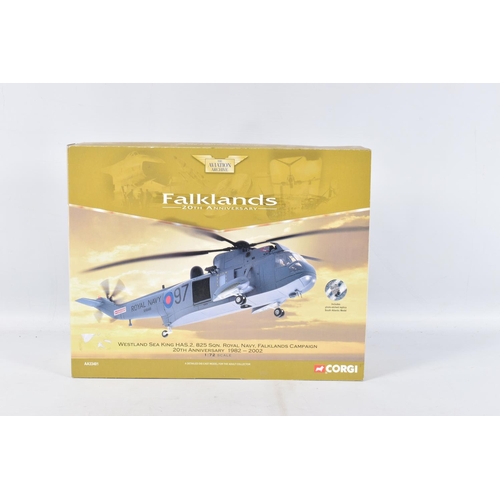 53 - THREE BOXED CORGI CLASSICS AVIATION ARCHIVE HELICOPTER MODELS, all 1/72 scale, U.S. Modern Warfare S... 