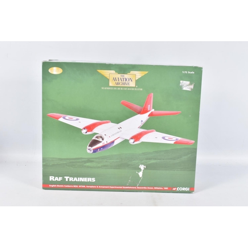 55 - FOUR BOXED CORGI CLASSICS AVIATION ARCHIVE MODELS, all 1/72 scale, Jet Fighter Power British Aerospa... 