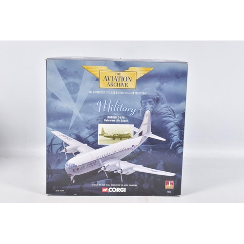 56 - FIVE BOXED CORGI CLASSICS AVIATION ARCHIVE MODELS, all 1/144 scale, Classic Propliners Vickers Visco... 