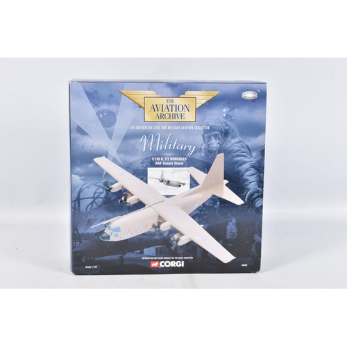 59 - FOUR BOXED CORGI CLASSICS AVIATION ARCHIVE MODELS, all 1/144 scale Classic Propliners Vickers Viscou... 