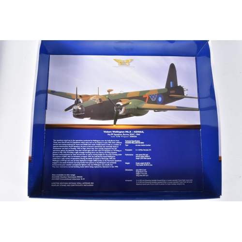 6 - A BOXED CORGI WORLD WAR II WICKERS WELLINGTON MK.X - HZ950:Z 1:71 SCALE MODEL AIRCRAFT, numbered AA3... 