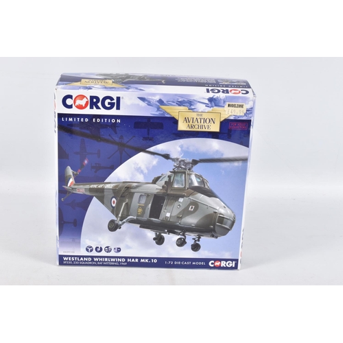 60 - FIVE BOXED AIRCRAFT MODELS, all 1/72 scale, Corgi Classics Aviation Archive R.A.F. Trainers English ... 