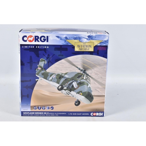 60 - FIVE BOXED AIRCRAFT MODELS, all 1/72 scale, Corgi Classics Aviation Archive R.A.F. Trainers English ... 