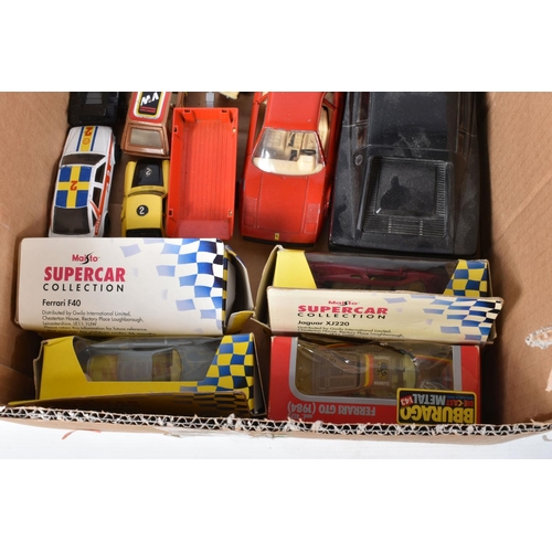 66 - A QUANTITY OF UNBOXED AND ASSORTED PLAYWORN DIECAST VEHICLES, to include Corgi Rockets The Saint's V... 