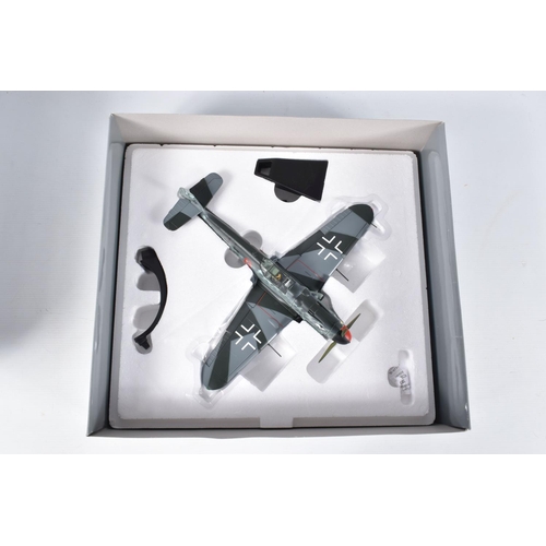 7 - A BOXED CORGI WORLD WAR II MESSERSCHMITT BF 109G - 'RED 6' 1:32 SCALE MILITARY AIRCRAFT, numbered AA... 