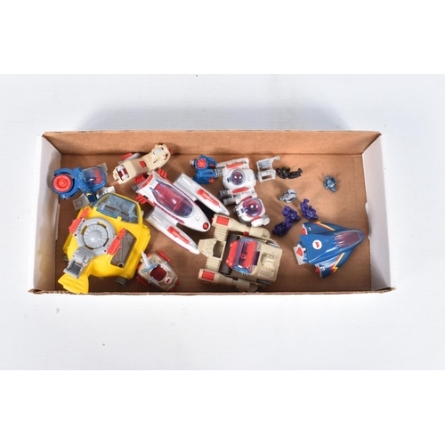 70 - A COLLECTION OF ASSORTED TOYS, to include boxed Bluebird Toys Manta ForceSpace Battle Force Ship and... 