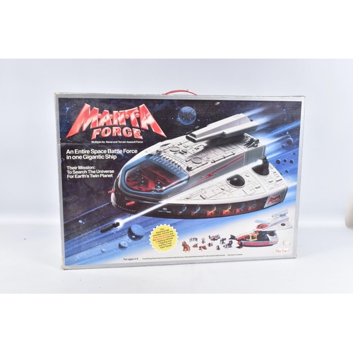 70 - A COLLECTION OF ASSORTED TOYS, to include boxed Bluebird Toys Manta ForceSpace Battle Force Ship and... 