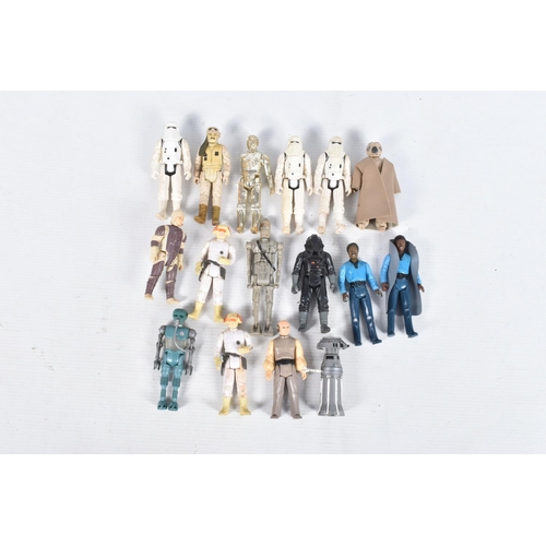 73 - A COLLECTION OF PLAY WORN VINTAGE L.F.L. STAR WARS FIGURES FROM EMPIRE STRIKES BACK, to include a 19... 