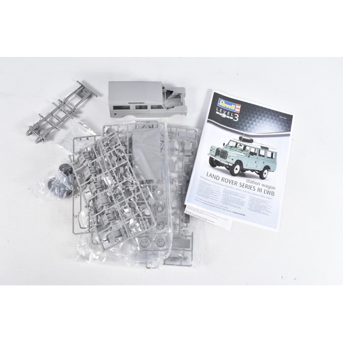 79 - THREE BOXED REVELL UNBUILT MODEL VEHICLES, the first is a 1:16 scale, Porche 356 B Coupe' model, num... 